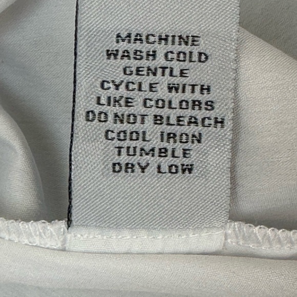 Habitat The One White Button Front Tunic Shirt S 3/4 Sleeves A-Line Pockets - Picture 14 of 15